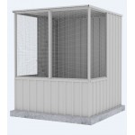 Absco Flat Roof Aviary Flat Roof 1.52m x 1.48m x 1.80m 15151FKFD